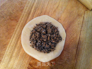花生芝麻酥皮饼的做法步骤：13