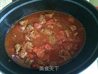 番茄炖牛肉的做法步骤：7