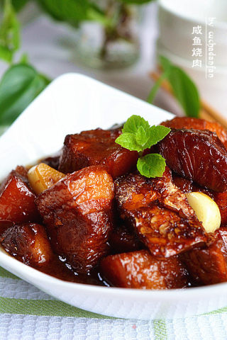咸鱼烧肉的做法步骤：13
