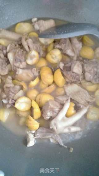 板栗焖鸡肉的做法步骤：5