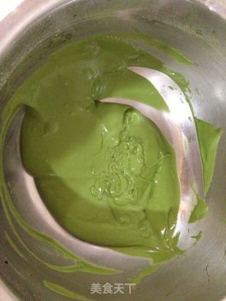 荞麦蛋糕之抹茶戚风的做法步骤：4