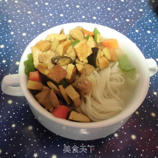 三鲜鸡丁面的做法步骤：8