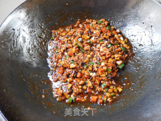 黄瓜鸡蛋酱拌米粉的做法步骤：8