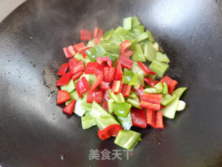 清炒丝瓜皮的做法步骤：9