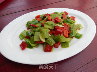 清炒丝瓜皮的做法步骤：12