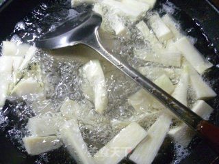 香糟毛豆茭白的做法步骤：4