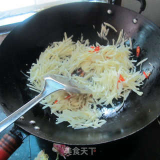 干煸土豆丝的做法步骤：6
