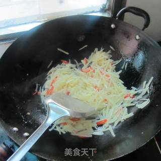 干煸土豆丝的做法步骤：8