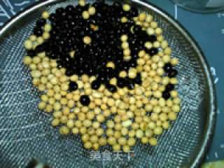 红薯二豆豆浆的做法步骤：2
