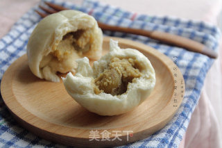 象形南瓜栗子包的做法步骤：19