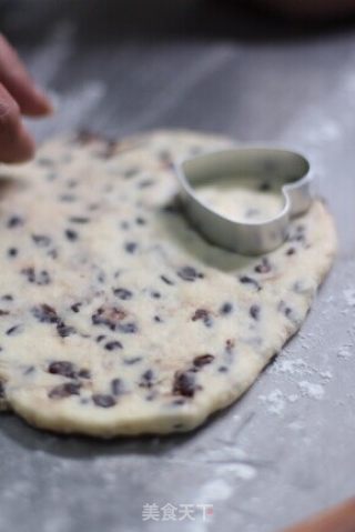 下午茶点——红豆司康（参照君之配方）的做法步骤：6
