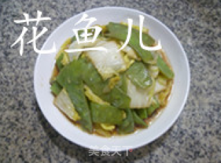 扁豆炒白菜芯的做法步骤：13