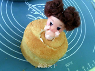 裱花蛋糕：粉色小公主的做法步骤：9