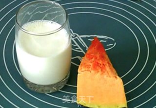 南瓜奶饮的做法步骤：1