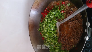尖椒牛肉沫的做法步骤：9
