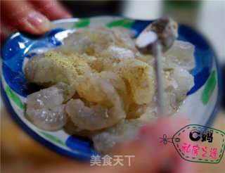 C妈私房之选——平底锅也可以做的芦笋焗大虾的做法步骤：3