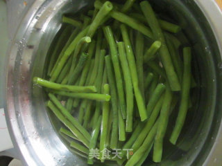 凉拌小菜——姜汁豇豆的做法步骤：2