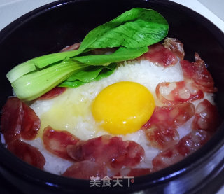 腊肠稻香米煲仔饭的做法步骤：6