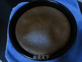 可可戚风的做法步骤：16