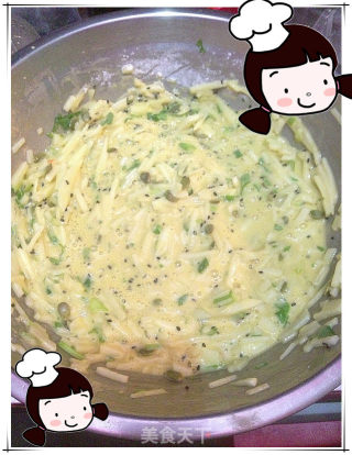 仙草美食日记（主食厨房）--黄金土豆饼 potato cake的做法步骤：4