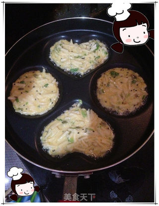 仙草美食日记（主食厨房）--黄金土豆饼 potato cake的做法步骤：6