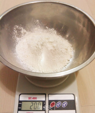 发面烙饼蘸鸡蛋的做法步骤：2