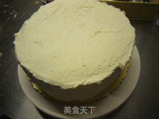鲜奶油生日蛋糕的做法步骤：9