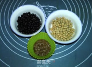 亚麻籽二豆豆浆的做法步骤：1