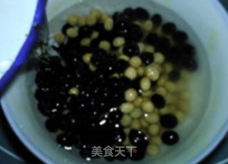 亚麻籽二豆豆浆的做法步骤：3
