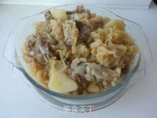 伊盟烩酸菜的做法步骤：9