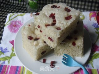 蔓越莓发糕的做法步骤：9