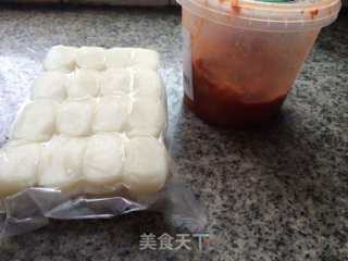 鸡肉泡菜年糕的做法步骤：1
