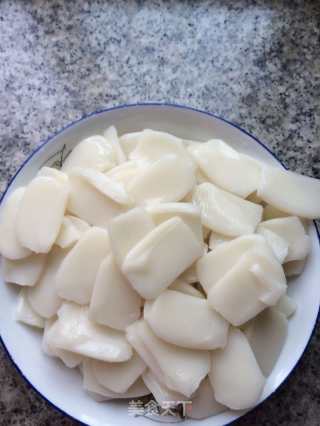 鸡肉泡菜年糕的做法步骤：3