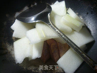 腊鸡腿冬瓜汤的做法步骤：5