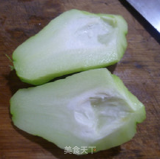 开洋炒佛手瓜的做法步骤：7