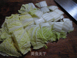 小娘蟹炒白菜的做法步骤：3