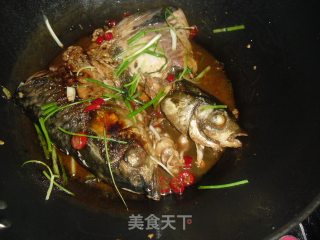 红烧鱼头的做法步骤：5