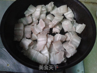 双椒回锅肉的做法步骤：4