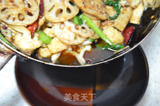 香锅素什锦 ——自炒酱料味更香的做法步骤：15