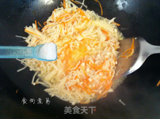 鲜烩三丝的做法步骤：6