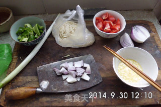 单身炒面的做法步骤：1