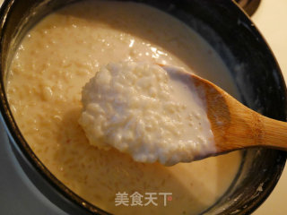 奶香米粒布丁搭配柠檬糖水桃子的做法步骤：8