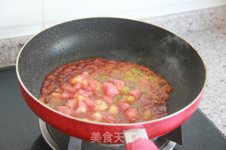 虾仁番茄盅的做法步骤：9