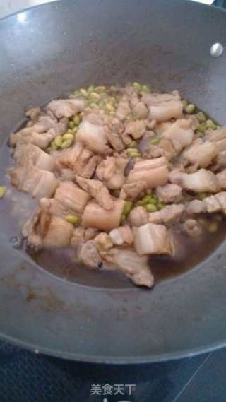黄豆焖五花肉的做法步骤：6