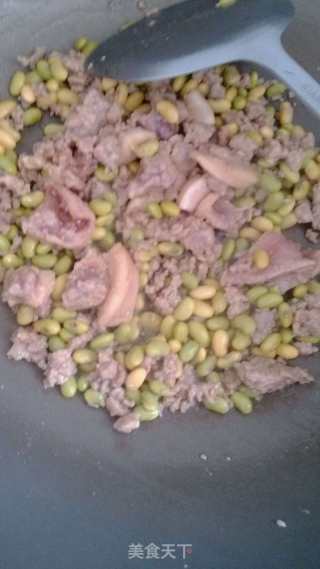 肉末炒黄豆的做法步骤：5