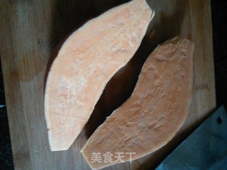 红薯饼的做法步骤：2
