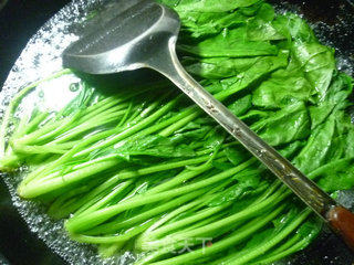 黑木耳拌菠菜的做法步骤：4