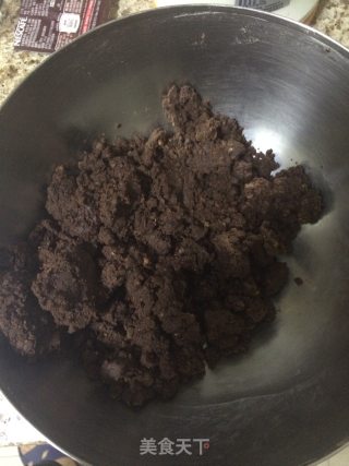 摩卡可可曲奇的做法步骤：4