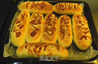 肉松排包的做法步骤：7