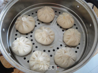 咸蛋黄大肉包的做法步骤：14